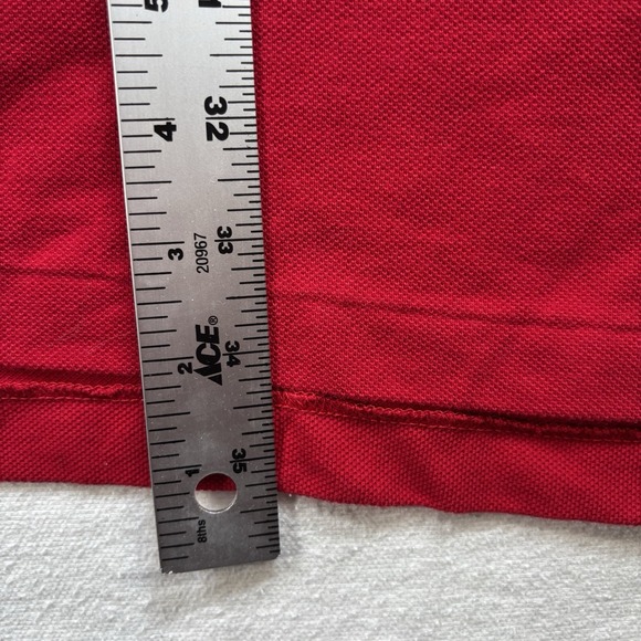 Polo Ralph Lauren Men's Red Polo Shirt Triple Pony Plaid, Under Collar, 2XLT - Picture 7 of 10